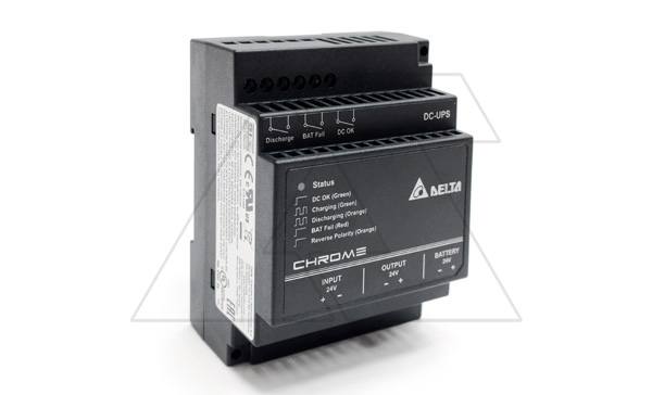 Купить Модуль бесперебойного питания Chrome, 24VDC, 240W, макс. 10A, без батарей, винт.клеммы, пл.корпус фото