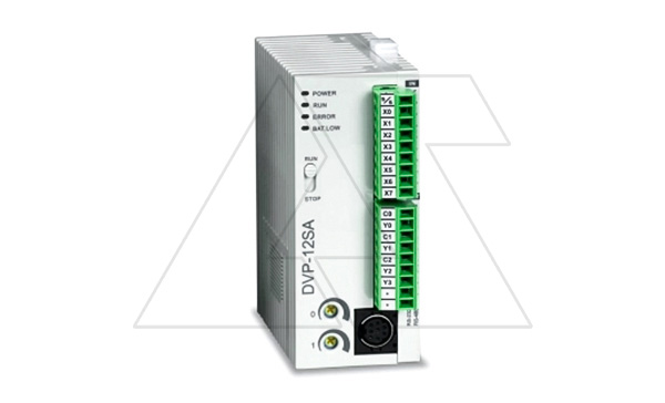 Купить Программируемый логический контроллер DVP12SA211T, 8DI, 4TO(NPN), 24VDC, 16K шагов, RS232, RS485 фото