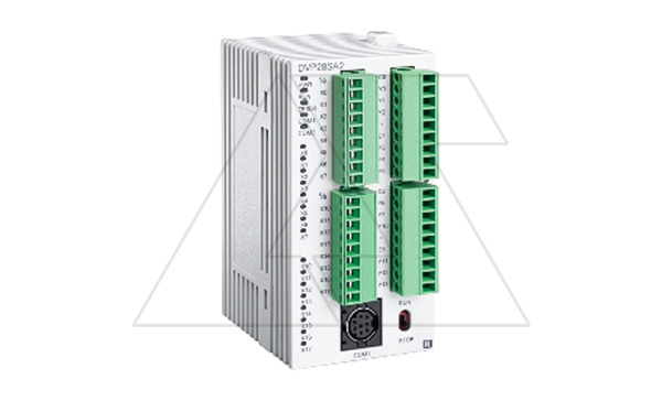 Купить Программируемый логический контроллер DVP28SA211R, 16DI, 12RO, 24VDC, 16K шагов, RS232, RS485 фото