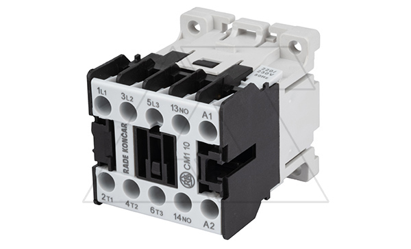 Купить Мини-контактор CM1 10 220/230V 50Hz, 3P, 9A/(20A по AC-1), 4kW(400VAC), 220/230VAC, 1NO фото