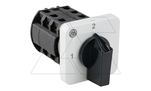 Купить Переключатель BS 25 56 U, 3P, 25A, тип 1-2 (90°), 3NO на 1_2, на дверь, фронт IP40 фото