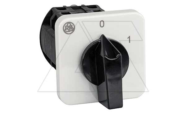 Купить Переключатель BS 16 100 U, 6P, 20A, тип 0-1 (60°), 6NO на 1, 7.5kW(400VAC по АС-23), на дверь, фронт IP40 фото