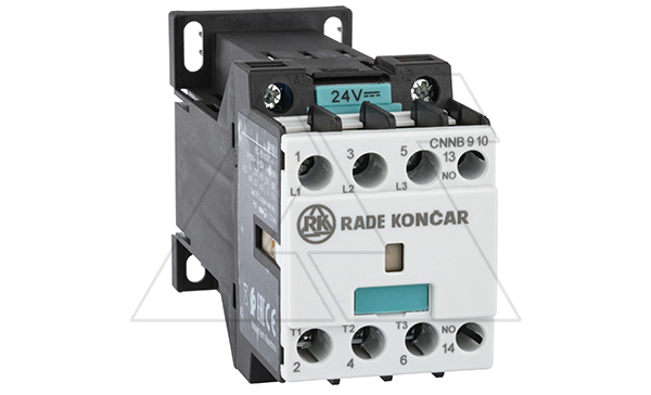 Купить Контактор CNNB 9 10, 24VDC, 3P, 9A/(25A по AC-1), 4.5kW(400VAC), 1NO, Uk=24VDC фото