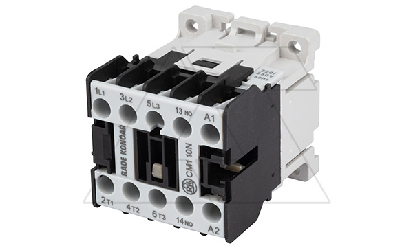 Купить Мини-контактор CM1 10N 220/230V 50Hz, 3P, 12A/(20A по AC-1), 5.5kW(400VAC), 220/230VAC, 1NO фото