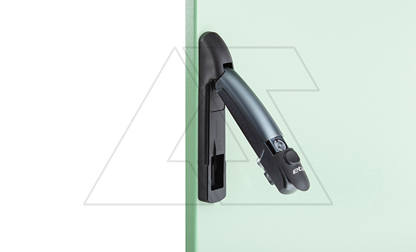 Купить Ручка с рычагом для стальных ENUX/EMOX с логотипом ETA, RAL9005 + e-coating
