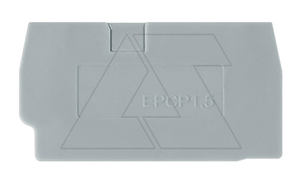 Купить Крышка концевая EPCP1.5 /1,5mm, для клемм CP1.5,CPG1.5, серая фото