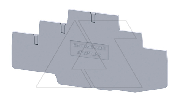 Купить Крышка концевая EPCPTL2.5 /1,5mm, для клемм CPTL2.5,CPTLG2.5, серая фото