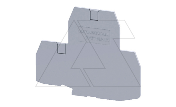 Купить Крышка концевая EPCYDL2.5/4 /1,5mm, для винтовых клемм CYDL2.5/4,CYDLG2.5/4, серая фото