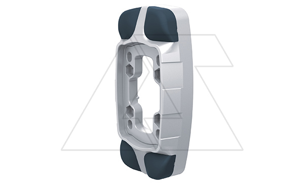Купить Держатель настенные ETR060, RAL7035/RAL5020, m=0,32кг фото