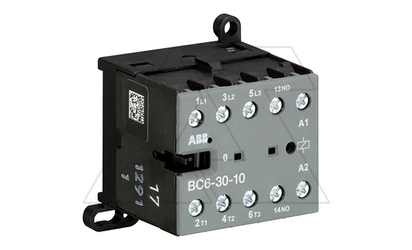 Купить Мини-контактор BC6-30-10-01 24VDC, 3NO 9A(20A-AC1) 4kW, всп.контакт 1NO (4A-AC15) фото