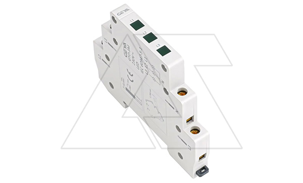Купить Индикатор модульный GYD3M3G230, 3х зеленый LED, 230VAC, 0.5M фото