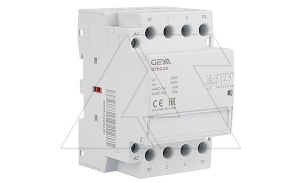 Купить Контактор модульный GYHC-4P, 63A, 2NO+2NC, 230VAC, 3M фото