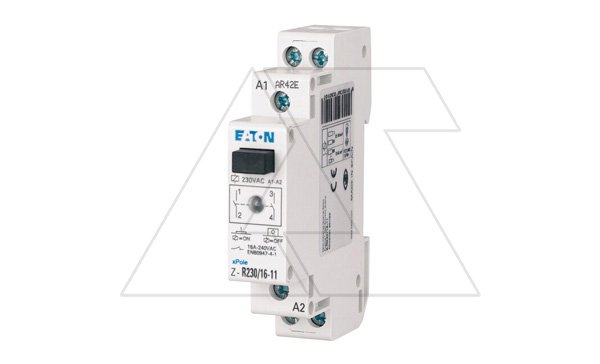 Купить Реле Z-R24/16-20, 2NO, 16A(240VAC), 24VAC, с кнопкой, LED, 1M фото