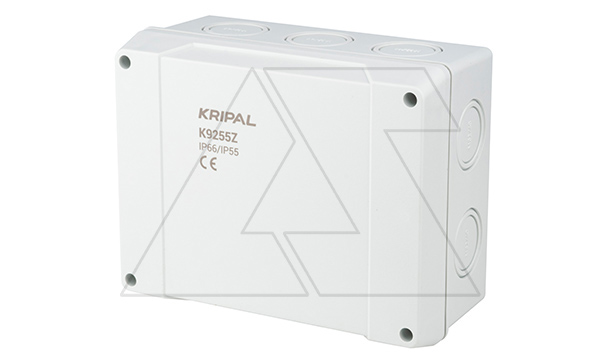 Купить Коробка монтажная пластиковая K9255Z с клемником 200х160х98, IP65 фото