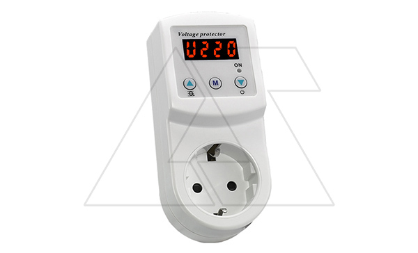 Купить Реле контроля напряжения KD230S, 16A, 230VAC, Umin(160_210V)/Umax(220_280V), 0.02_0.5s/5_600s, LED-дисплей, розеточное фото