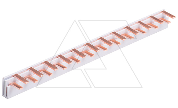 Купить Шинка гребенчатая P-1+N-210/8, тип штырь, (L1-N)-24Mod., 8mm², 50A, 230/415V, 210mm фото