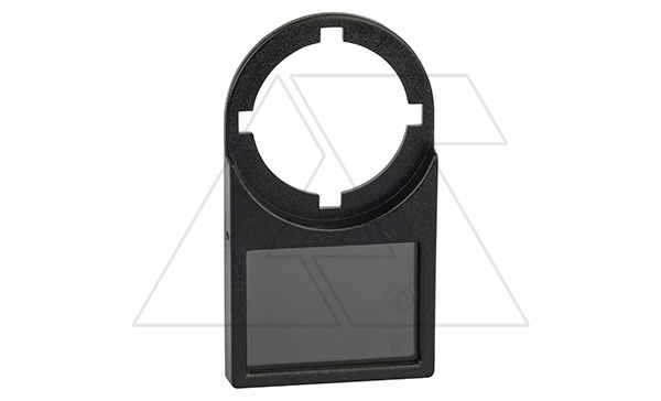 Купить Держатель для таблички 25x18mm, с прозрачным окном, для одинарных кнопок 22mm фото