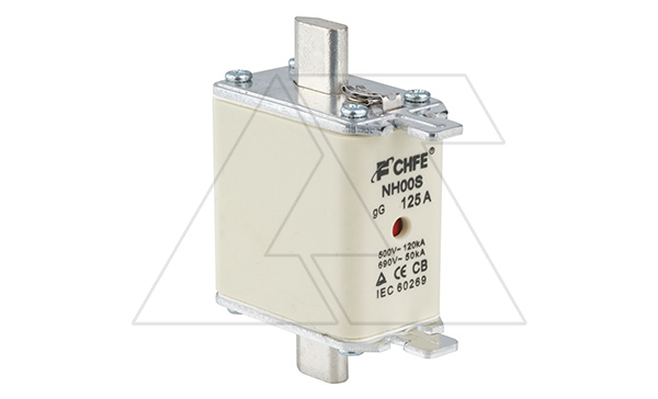 Купить Вставка плавкая NH00S, 160A, 500VAC, 120kA, тип gG, с двойной индикацией фото