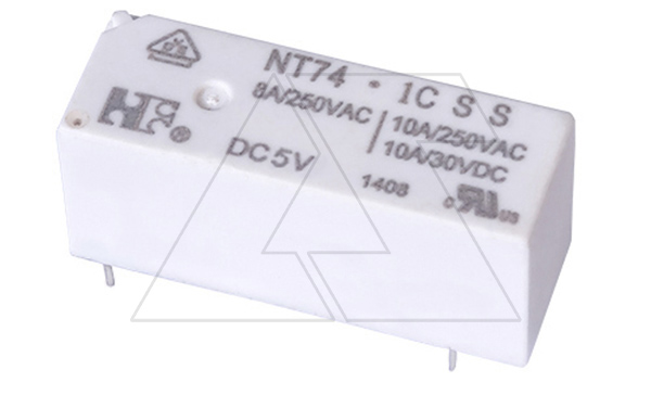 Купить Реле NT74 1C S S 8 DC5V, 8А(250VAC/30VDC), 1CO, AgSnO2, 5VDC, IP67 фото