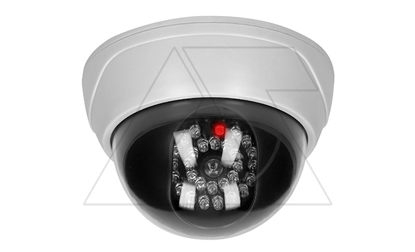 Купить Муляж камеры ORNO c LED-индикатором, для помещений, белый корпус, питание 2x1,5V AA-батарейки фото