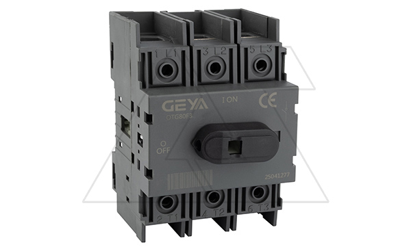 Купить Выкл. нагрузки OTG-80F3, 80A 3P рукоятка спереди фото