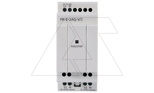Купить Модуль расширения PR-E-AQ-VI, 12_24VDC, 2AO, 0-10V, 0/4-20mA, для ПЛК серий SR и PR фото