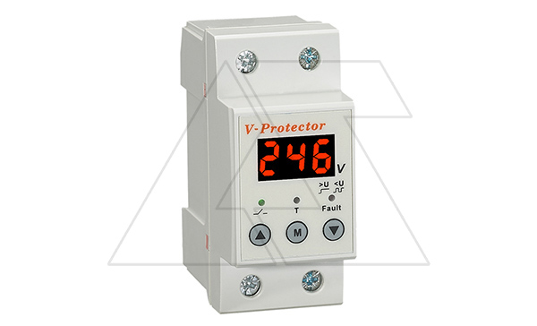 Купить Реле контроля напряжения RD-MVL/40, 1NO+N, 40A, 220VAC, Umin(140_210V)/Umax(220_280V), 0.1_0.5s/5_600s, LED-дисплей, 2M фото