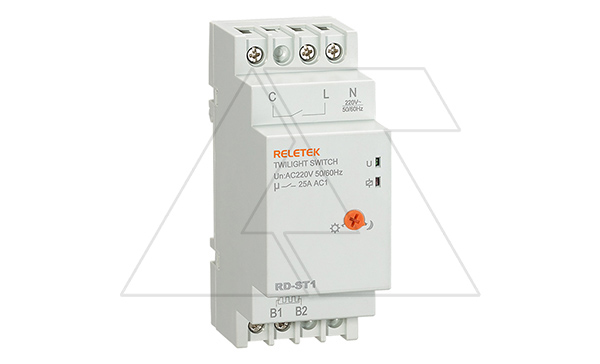Купить Фотореле RD-ST1, 1NO, 25А(250VAC), 230VAC, 2_100 Lux, с датчиком IP65, 2M фото