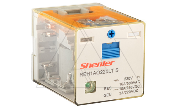 Купить Реле REH1AO220LTS, 1NO, 16A(400VAC)/ 10A(220VDC), 220VDC, мех. инд., тест-кнопка, LED, магнит фото