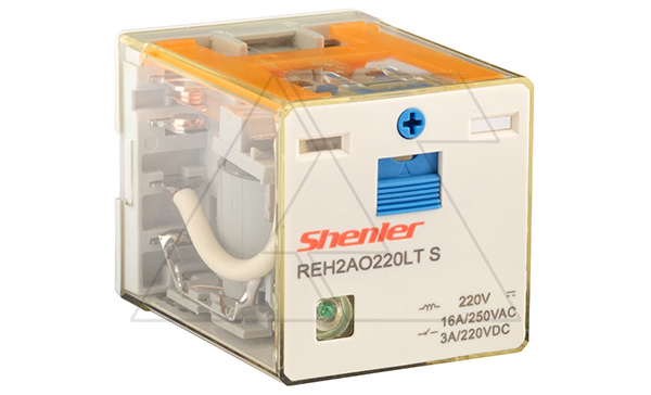 Купить Реле REH2AO220LTS, 2NO, 16A(400VAC)/ 10A(220VDC), 220VDC, мех. инд., тест-кнопка, LED, магнит фото