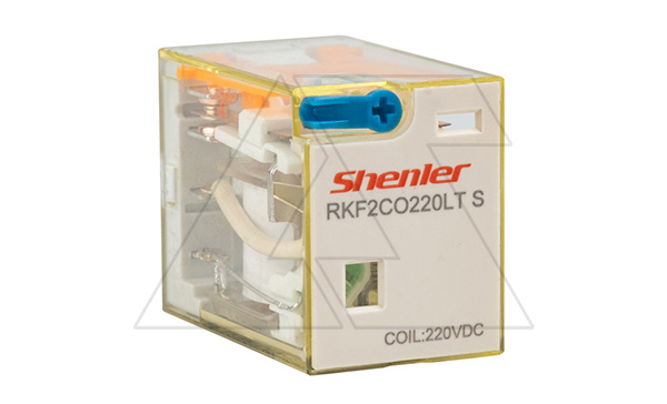 Купить Реле RKF2CO220LTS, 2CO, 15A(250VAC/30VDC)/10A(60VDC), 220VDC, мех. индикатор, тест-кнопка с блокировкой, магнит, LED фото
