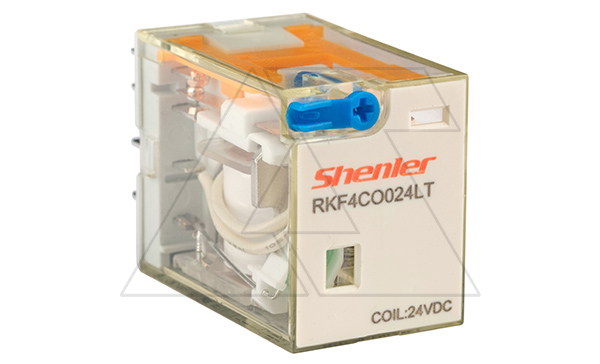 Купить Реле RKF4CO024LT, 4CO, 6A, (250VAC/30VDC), 24VDC, мех. индикация, тест-кнопка с блокировкой, LED фото