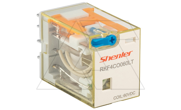 Купить Реле RKF4CO060LT, 4CO, 6A(250VAC/30VDC), 60VDC, мех. индикация, тест-кнопка с блокировкой, LED фото
