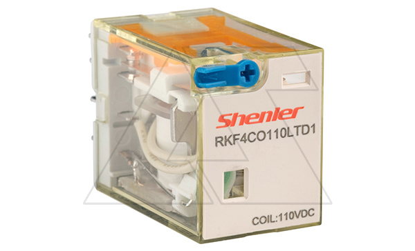 Купить Реле RKF4CO110LTD1, 4CO, 6A(250VAC/30VDC), 110VDC, мех. индикация, тест-кнопка с блокировкой, диод +A1/-A2, LED фото