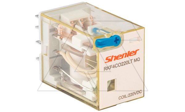 Купить Реле RKF4CO220LTMQ, 4CO, 6A(250VAC/30VDC), 220VDC(0,65Un), RZA, тест-кнопка с блокировкой, LED фото
