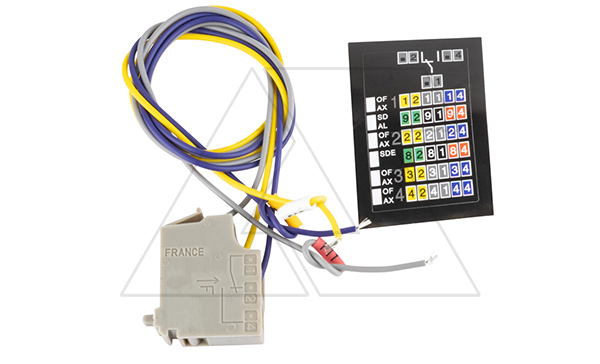 Купить Блок-контакт вспомогательный AX, 1CO, 4A 250VAC15//6A 24VDC12//0.3A 250VDC12, для SDM6-100_SDM6-1600 фото