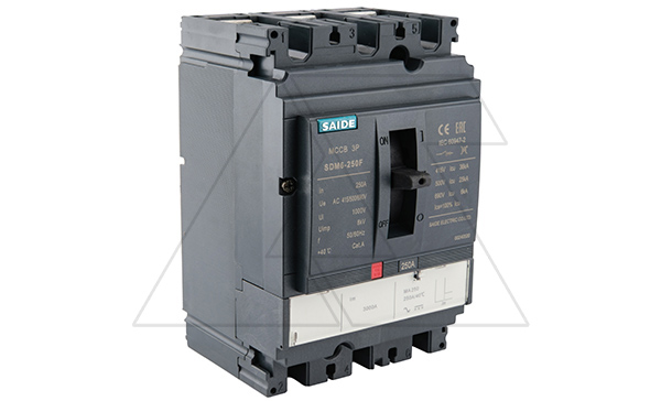 Купить Авт. выключатель SDM6-250F 3P, In=250A, MA без теплового расцепителя, Ii=12In, Icu/Ics=36kA/400V фото