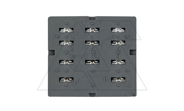 Купить Цоколь SEB11-P, 2CO/3CO, 15A(300V), для печатных плат, черный, для REH, RUC, RUC-M, RPW, RM, 62.31, 62.32, 62.33 фото