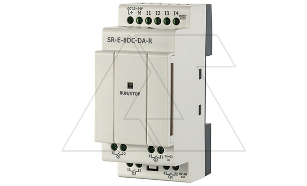 Купить Модуль расширения SR-E-8DC-DA-R, 12_24VDC, 4DI/AI(0_10V), 4RO(2RO/3A+2RO/10A), для ПЛК серий SR и PR фото