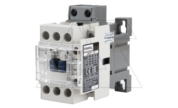 Купить Контактор UKC1-18-11-400AC, 3P, 18A(AC-3), 40A(AC-1), 7.5kW(400VAC), Uк=400VAC, 1NO+1NC фото
