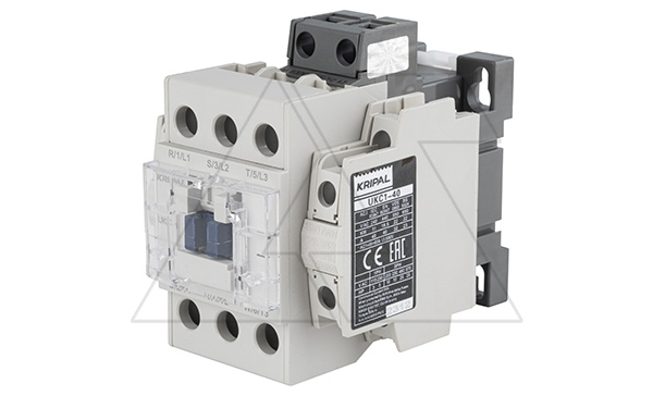 Купить Контактор UKC1-40-22-400AC, 3P, 40A(AC-3), 60A(AC-1), 18.5kW(400VAC), Uк=400VAC, 2NO+2NC фото