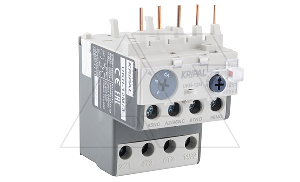 Купить Реле тепловой перегрузки UKH-12M, It=4_6A, 1NO+1NC, CLASS 10A, прямой монтаж для UKC(D)-6_16M фото