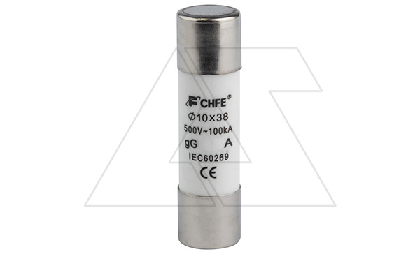 Купить Вставка плавкая цилиндр., 0.5A, 500VAC, 120kA, 10x38mm, тип gG CHFE фото