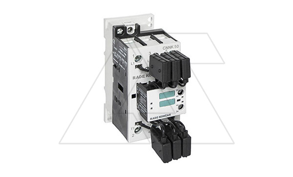 Купить Контактор CNNK 50 10N 230V 50/60Hz, 3P, 72A, 50kVAr(400VAC по AC6-b), 230V50/60Hz, 1NO Rade Koncar фото