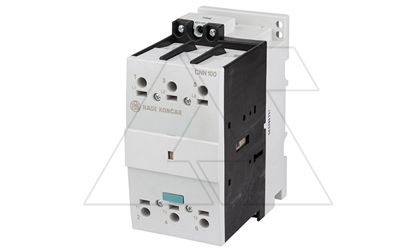 Купить Контактор CNN 100 00 380/400V 50Hz 3P, 100A/(115A по AC-1), 55kW(400VAC), 380/400VAC Rade Koncar фото