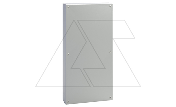 Купить Коробка распределительная EGRAN 200x600x80 (ВxШxГ) с крышкой на 4-ех невыпадающих 1/4 винтах, сталь 1,2мм, RAL7035, IP66 ETA фото