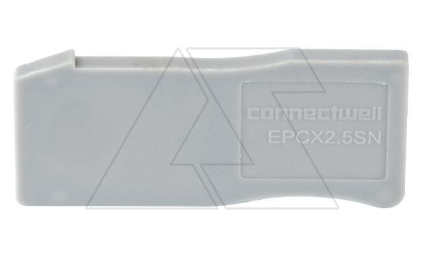 Купить Крышка концевая EPCX2.5SN /2,5mm, для клемм CX2.5SN, серая Connectwell фото