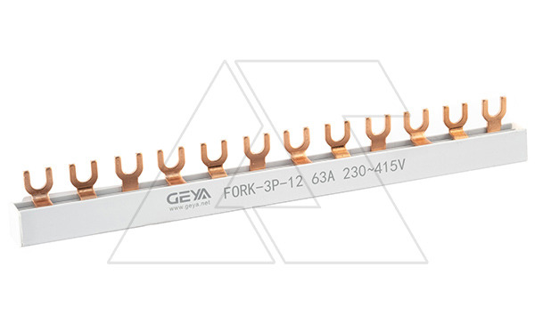 Купить Шинка гребенчатая Fork 3P-12 на 4 авт. выкл. 3P, вилка,10мм2, 63A GEYA фото