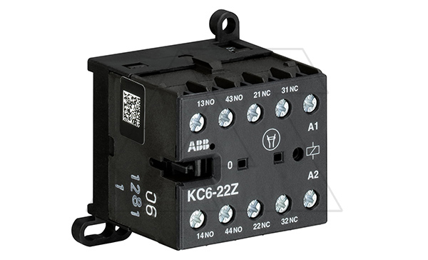 Купить Реле мини-контакторное KC6-22Z-01 24VDC, 2NO+2NC 4A-AC15 ABB фото