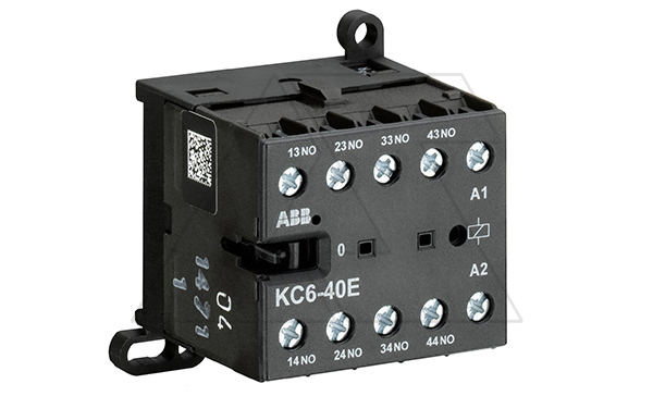 Купить Реле мини-контакторное KC6-40E-01 24VDC, 4NO 4A-AC15 ABB фото